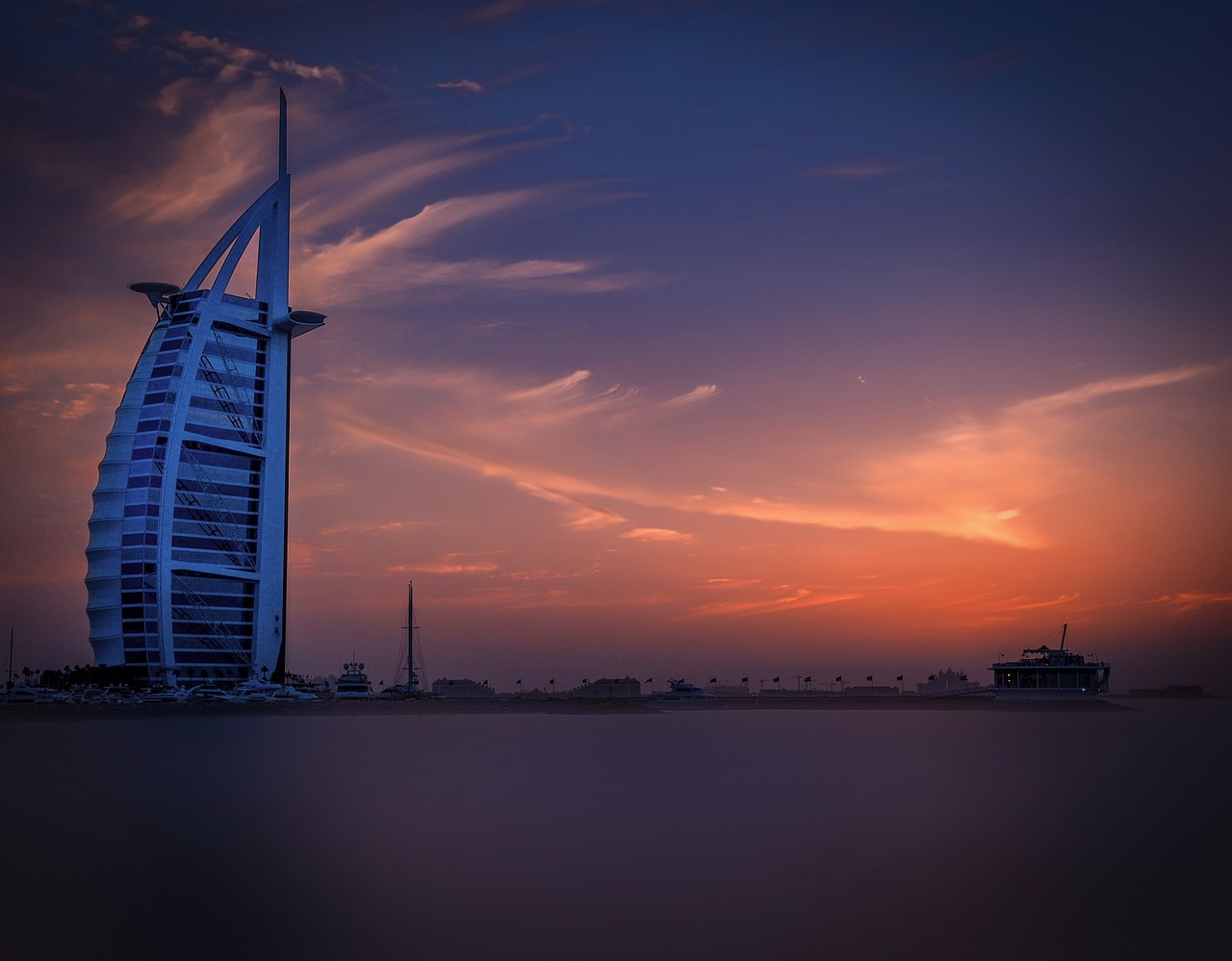 Dubai Sunset. Source: Pixabay