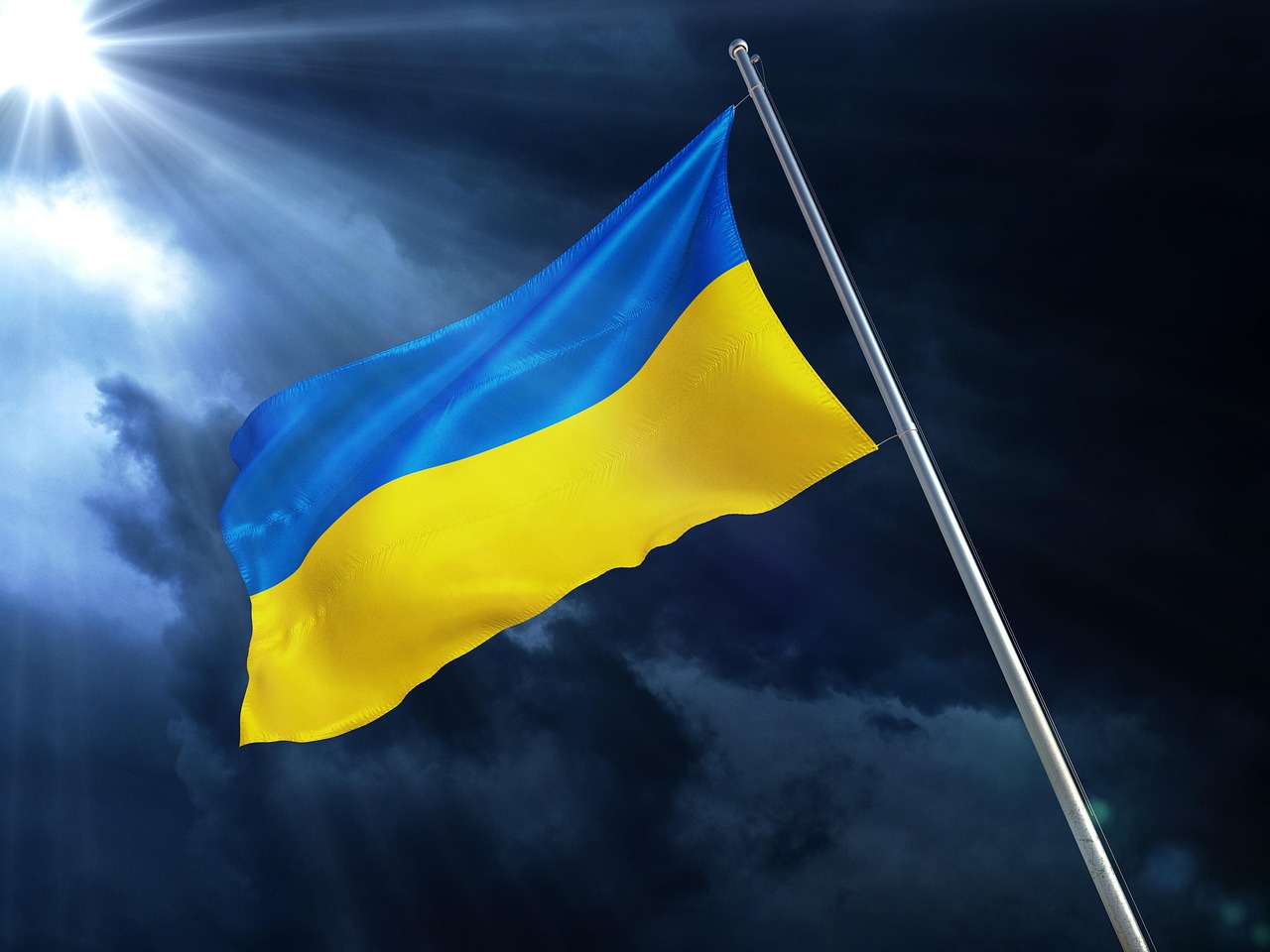 ukraine flag bitcoin
